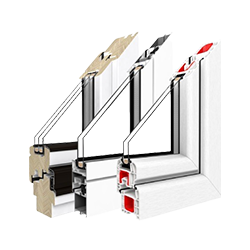 Fenster: PVC, Holz, Aluminium